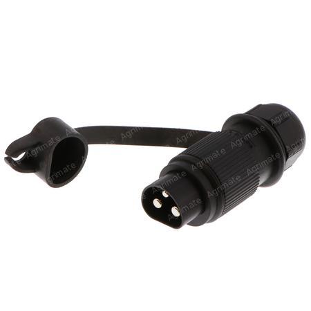 PLASTIC PLUG
3 PINS - 12/24V - MALE