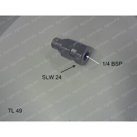 MALE COUPLER - 2FFH
COUPLER 1/4'' - BSPP 1/4'' FEMALE