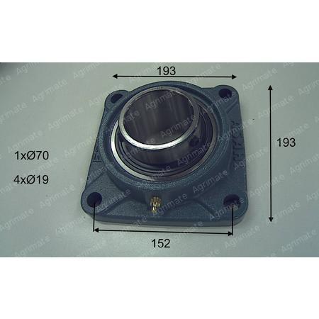 Y-BEARING SQUARE FLANGED UNIT
UCF 214