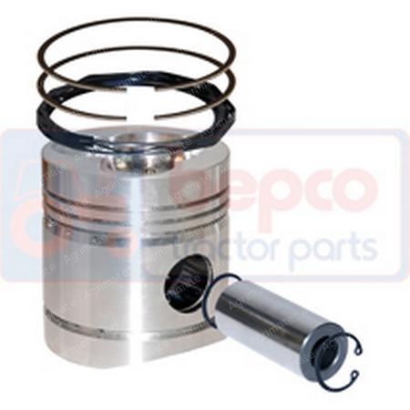 PISTON WITH RINGS
+0.020''- 0.51 MM