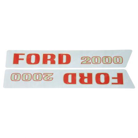 DECAL SET
FORD 2000