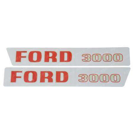 DECAL SET
FORD 3000