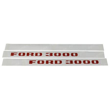 DECAL SET
FORD 3000N