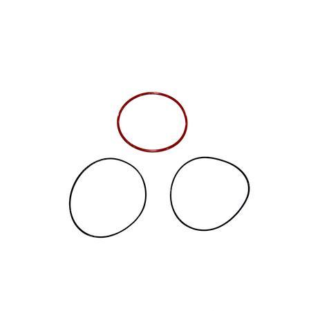 LINER GASKET SET
RED Ø 94 X 101 X 3.5 MM - BLACK Ø 101 X 105 X 2 MM