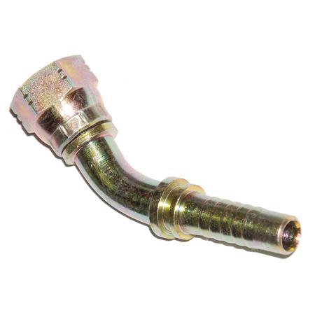 SWAGE NIPPLE METRIC 24° CONE L TYPE - FEMALE - 45°
M16 X 1.5 - HOSE 3/8''