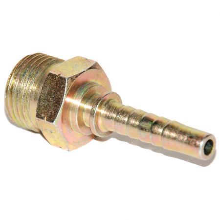 SWAGE NIPPLE METRIC 24° CONE L TYPE - MALE
M18 X 1.5 - HOSE 3/8''