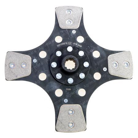 RIGID SINTERED PTO DISC - LOOSE
Ø 280 - 22 X 25 - Z 10 / 4 PADS