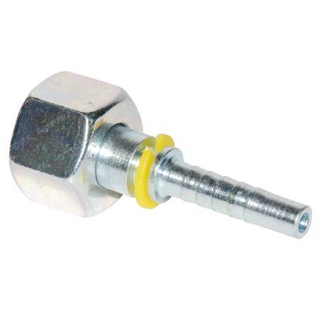 SWAGE NIPPLE METRIC 24° CONE L TYPE - FEMALE
M12 X 1.5 - HOSE 1/4''