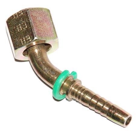 SWAGE NIPPLE METRIC 24° CONE L TYPE - FEMALE - 45°
M22 X 1.5 - HOSE 1/2''
