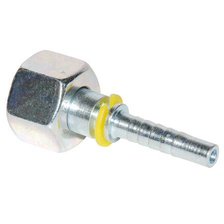 SWAGE NIPPLE METRIC 24° CONE L TYPE - FEMALE
M16 X 1.5 - HOSE 3/8''