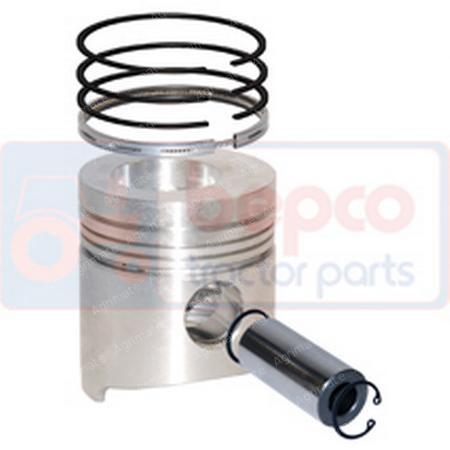 PISTON WITH RINGS
Ø 105 MM - STD