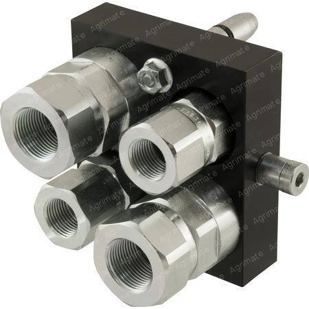 2P510 MULTICOUPLER CONNECTOR (MOVING PART)
2 x 1/2'' + 2 x 3/4'' - THREADS 1/2'' + 3/4'' BSP