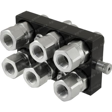 2P608 MULTICOUPLER CONNECTOR (MOVING PART)
6 1/2'' LINES - 1/2'' BSP THREAD