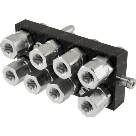 2P808 MULTICOUPLER CONNECTOR (MOVING PART)
8 1/2'' LINES - 1/2'' BSP THREAD