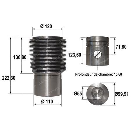PISTON-LINER KIT
Ø 100 MM
