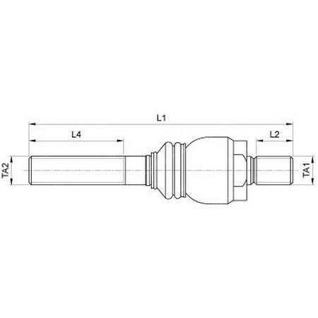 BALL JOINT
M24 x 1.5 RH - M22 x 1.5 RH