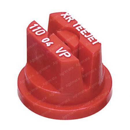 LOW FLOW FLAT JET NOZZLE -  RED
XR-VP - 110° - 1 / 4 Bar