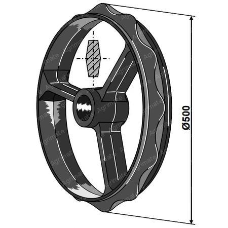 CAMBRIDGE WHEEL
Ø 60 x 500 x 93 mm