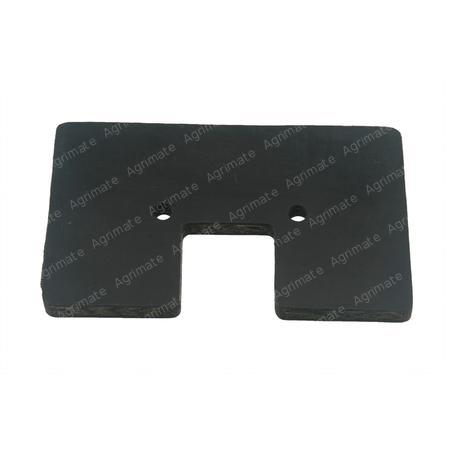 RUBBER PADDLE
L 162 X 100 X 10 MM
