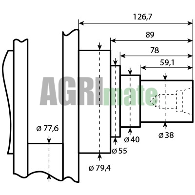 Technical drawing for CRANKSHAFT
GENMOT