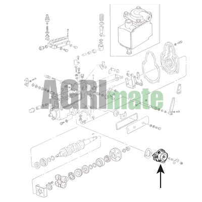 Technical drawing for FUEL PUMP
1/2” UNF – DIESEL