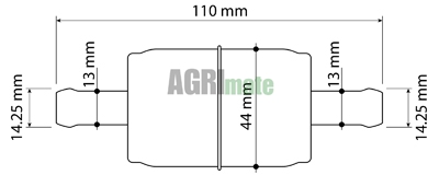 Technical drawing for FUEL PREFILTER