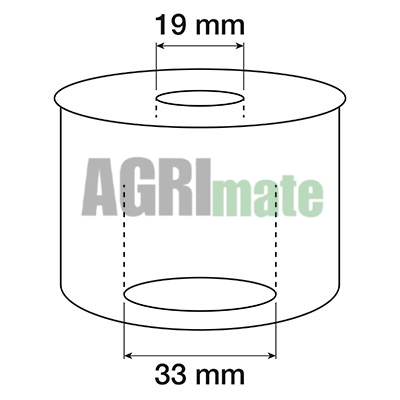 Technical drawing for FUEL FILTER
