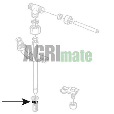 Technical drawing for INJECTOR SEAL
2.96 MM – 12 PCS