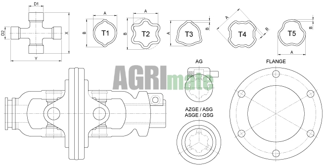 Technical drawing for STANDARD JOINT WITH BIG ANGLE
W2280 – 1 3/8”(6) x 1G