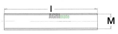 Technical drawing for THREADED ROD – DIN 976