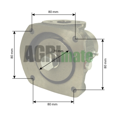 Technical drawing for WATER PUMP