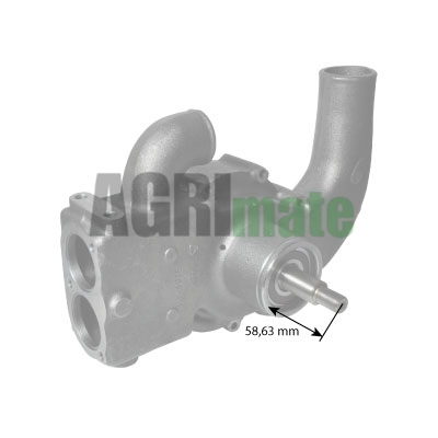 Technical drawing for WATER PUMP