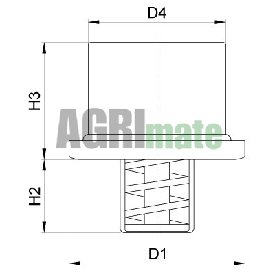 Technical drawing for THERMOSTAT
Ø 73 MM – 82°C