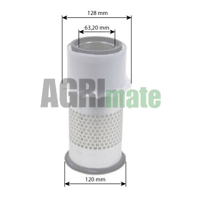 Technical drawing for OUTER AIR FILTER