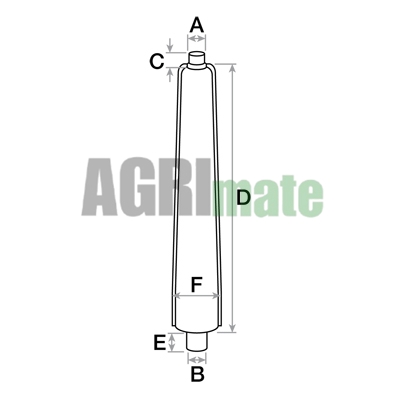 Technical drawing for SILENCER
Ø INT. 73 – L. 1515 MM