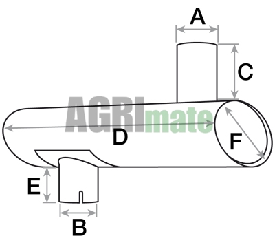 Technical drawing for SILENCER
Ø INT. 80 – L. 510 MM