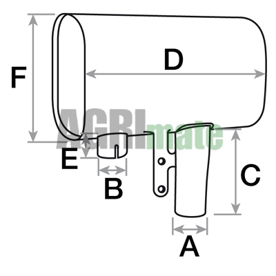 Technical drawing for SILENCER
Ø INT. 45 – L. 350 MM