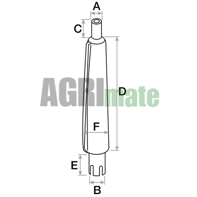 Technical drawing for SILENCER
Ø INT. 57 – L. 1125 MM