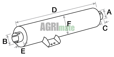 Technical drawing for SILENCER
Ø INT. 48 – L. 420 MM
