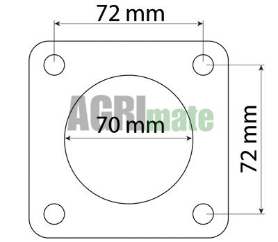 Technical drawing for EXHAUST ELBOW GASKET