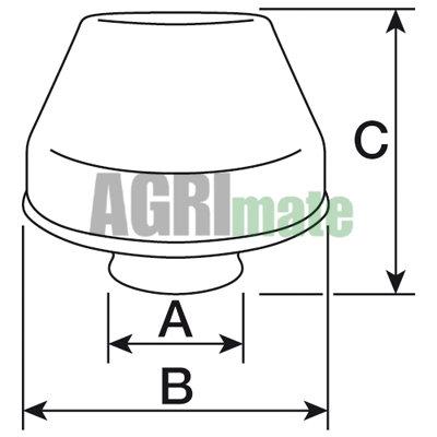 Technical drawing for AIR INTAKE HAT
Ø 73 mm