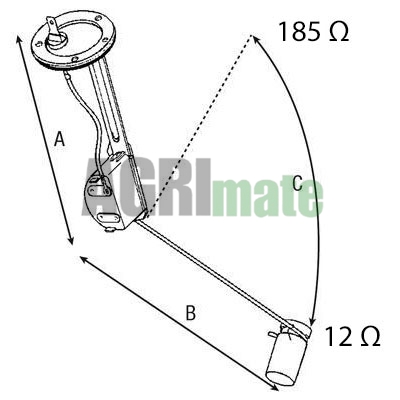 Technical drawing for FUEL SENDER UNIT