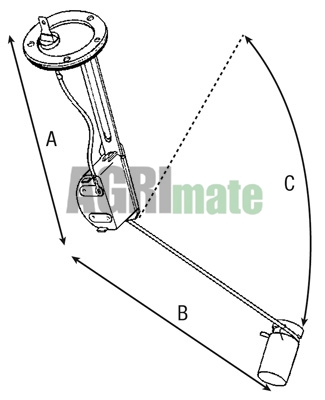 Technical drawing for FUEL SENDER UNIT