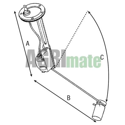 Technical drawing for FUEL SENDER UNIT
