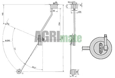Technical drawing for FUEL SENDER UNIT