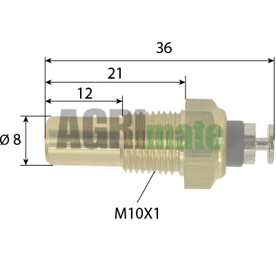 Technical drawing for TEMPERATURE SENDER UNIT