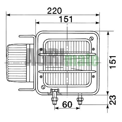 Technical drawing for HEADLIGHT
LEFT