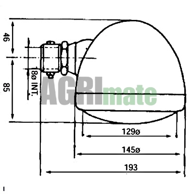 Technical drawing for HEADLIGHT
RIGHT