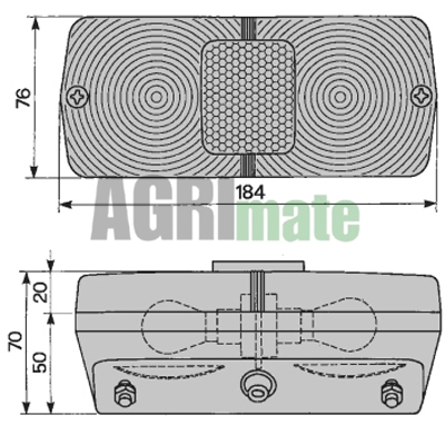 Technical drawing for REAR LIGHT
RIGHT