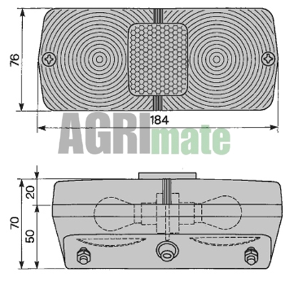 Technical drawing for REAR LIGHT
RIGHT